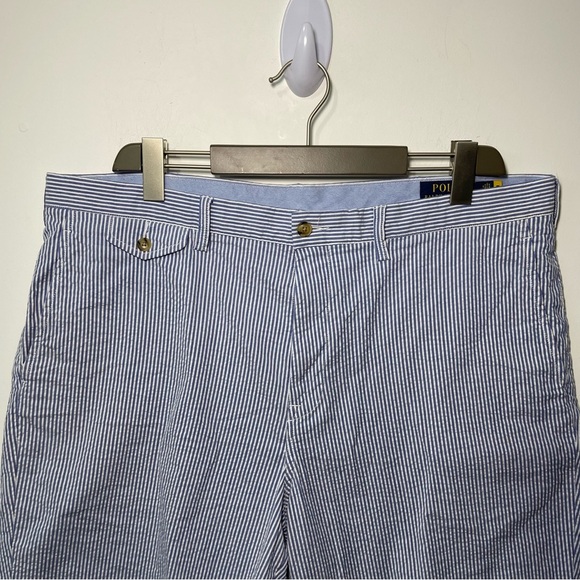 Ralph Lauren Men's blue striped relaxed fit nautical fisherman shorts in size 38 - Picture 3 of 8